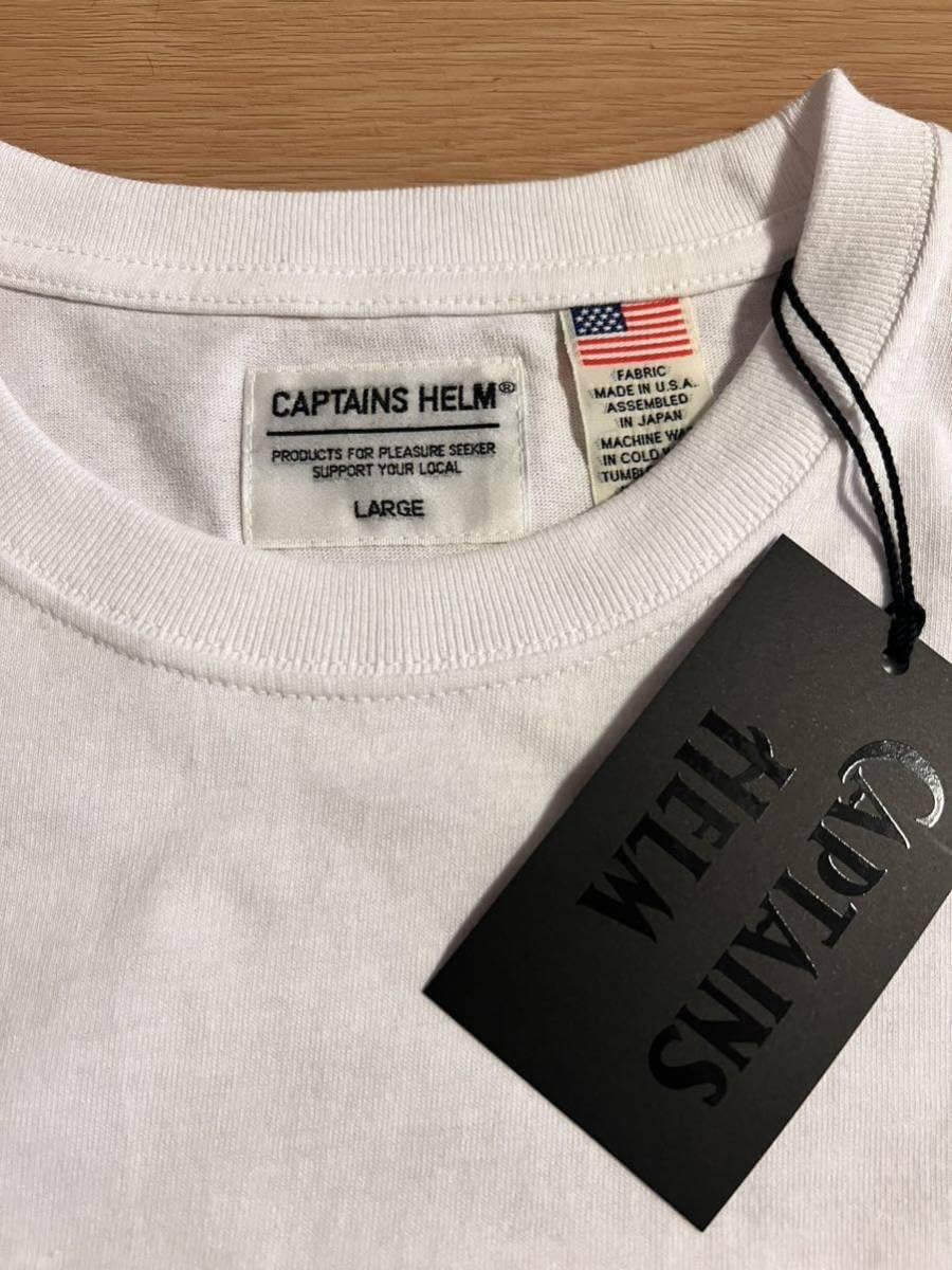 CAPTAINS HELM 【GREEN ROOM】Tシャツ Lサイズ 新品 Captains Helm CAPTAINS HELM/キャプテンズヘルム #HELM SURF